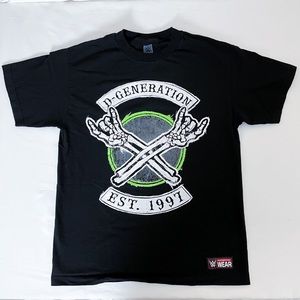 WWE Authentic DX Degeneration X Adult T-Shirt Tee